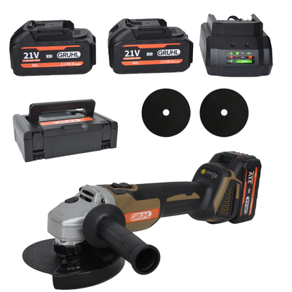 GRUHL 21V Brushless Haakse Slijper 125mm | G-125ST