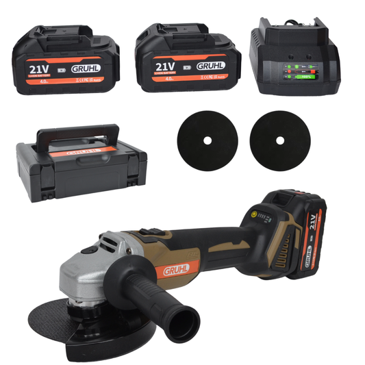 GRUHL 21V Brushless Haakse Slijper 125mm | G-125ST