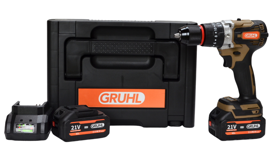 GRUHL 21V Brushless Accu Boor-/Schroefmachine 90Nm | G-90SC